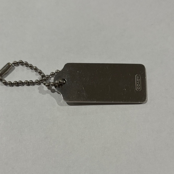 Coach Metal Hang Tag Silver - Picture 5 of 6